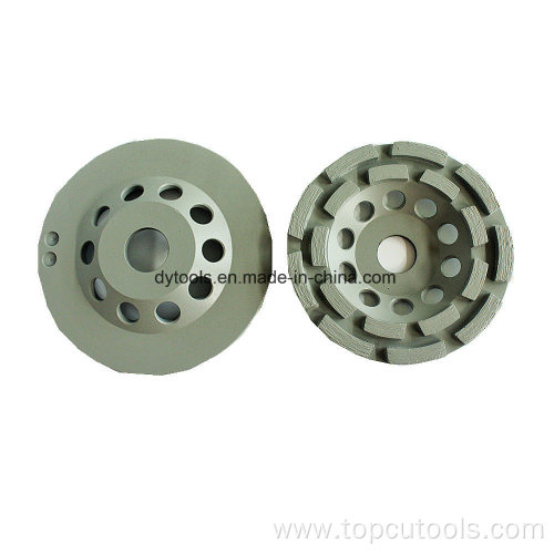 Single or Double Row Diamond Cup Grinding Wheel for Concrete